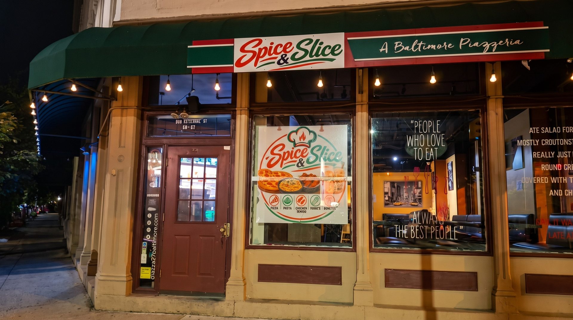 A table for Baltimore nights